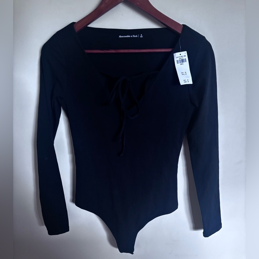NWT Abercrombie Black Bodysuit Size: Small